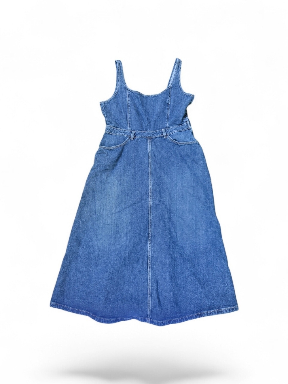 Zara Girls Blue Denim Dress Mid Long, 5 Pockets, Size1x